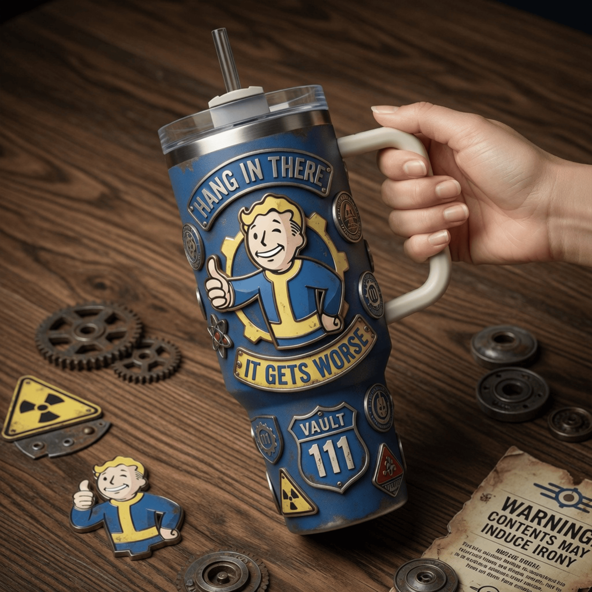 FOG 40oz Tumbler With Handle LNTH